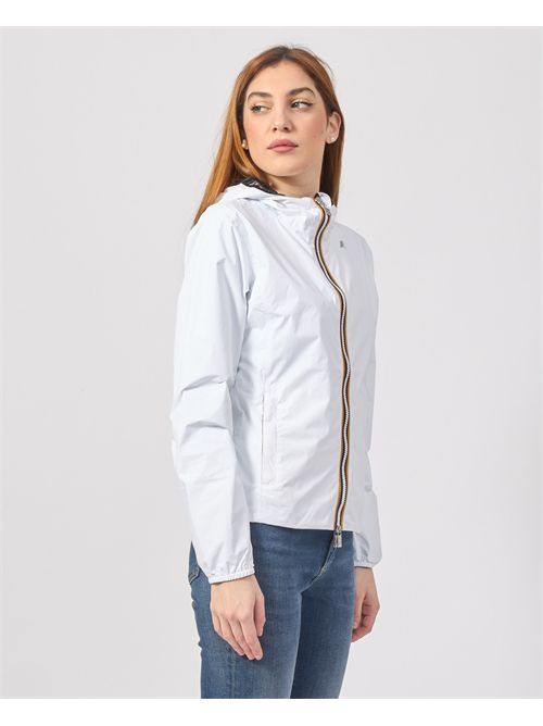 Lily plus reversible women's short jacket K-WAY | K41317W-LILY PLUS.2 DOUBLEAOZ